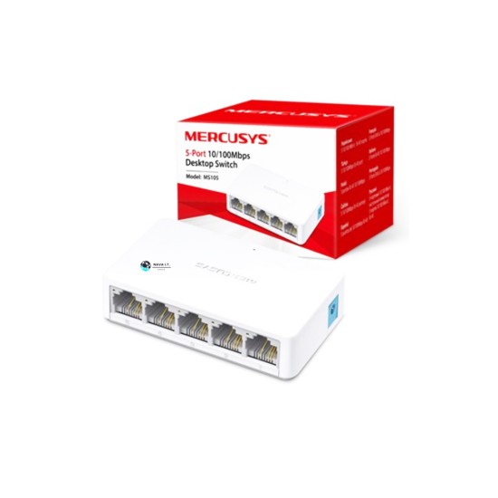 DESKTOP SWITCH MERCUSYS MS105 5 PORTS 10/100/1000MBPS RJ45 